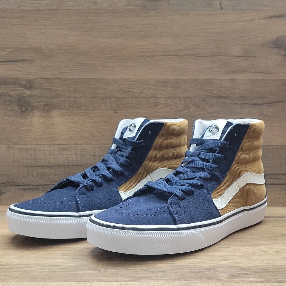 Van's SK8-Hi Brand new in the box no lid authentic uper textile size women 9.0